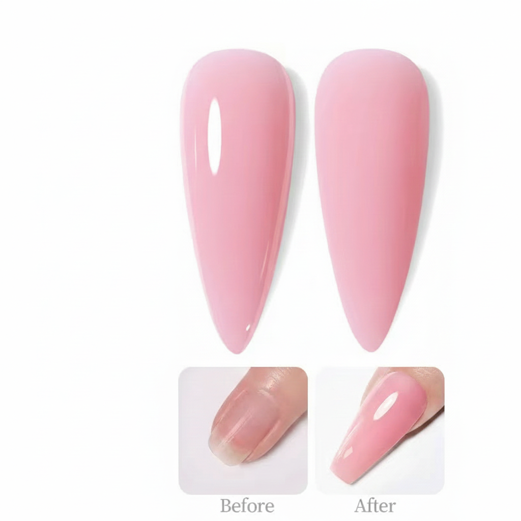 Polygel Extension – Lulled Pink | Non-Toxic UV/LED Builder Gel Tube 15g