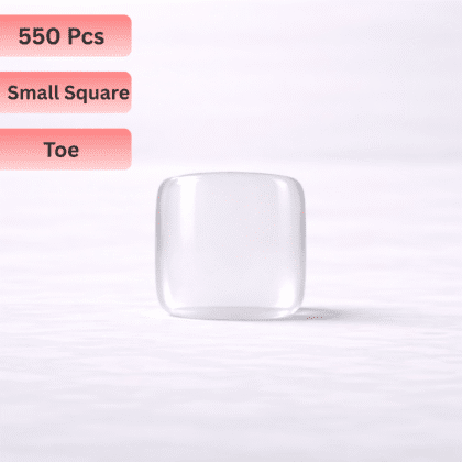 550 Pcs Transparent Soft Gel Nail Tips - Toe