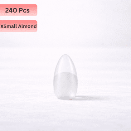 240 Pcs Semi-Matte Soft GelY Nail Tips Extensions - X-Small Almond
