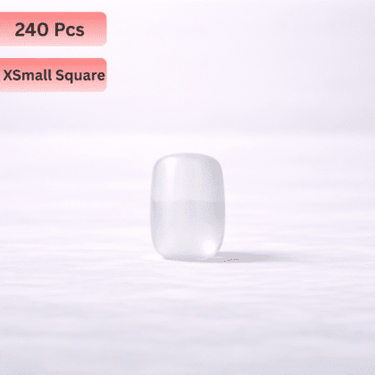 240 Pcs Semi-Matte Soft GelY Nail Tips Extensions - XSmall Square
