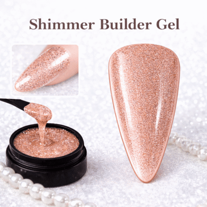 ROSE GOLD Shimmer Hard Builder Gel (HEMA/TPO Free) - 15ml
