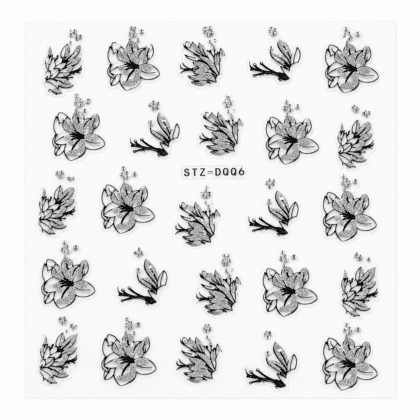 2D Embossed Nail Sticker – STZ-D006