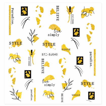 2D Premium Stickers – STZ-SJ042