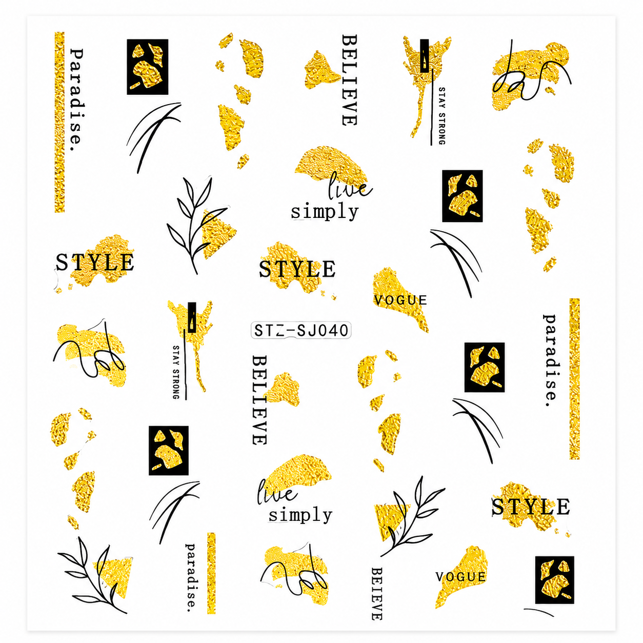 2D Premium Stickers – STZ-SJ042