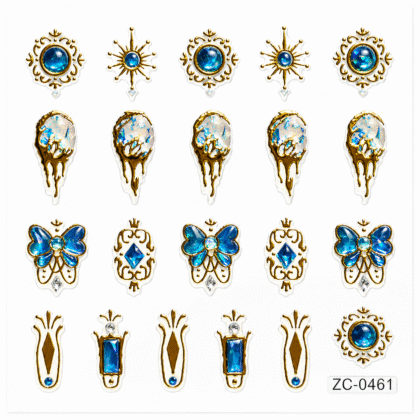 3D Gemstone Effect Nail Sticker – ZC-0461